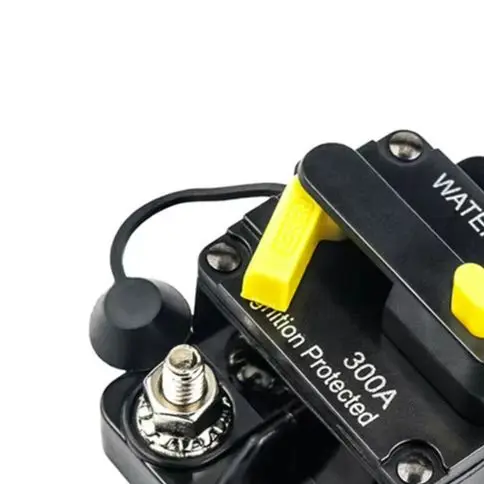 Manual Reset Circuit Breaker 30A-300A 12V-48V DC IP67 Waterproof For Car Boat RV Truck Auto Marine Electrical System Protection