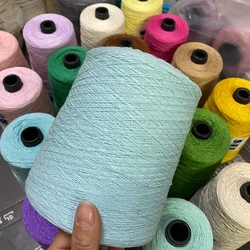 500g/roll 100% Cotton Thread No.8 Lace Thick Fine Baby Thread DIY Craft Scarf Pendant Braided Line Handmade Yarn Sewing Material
