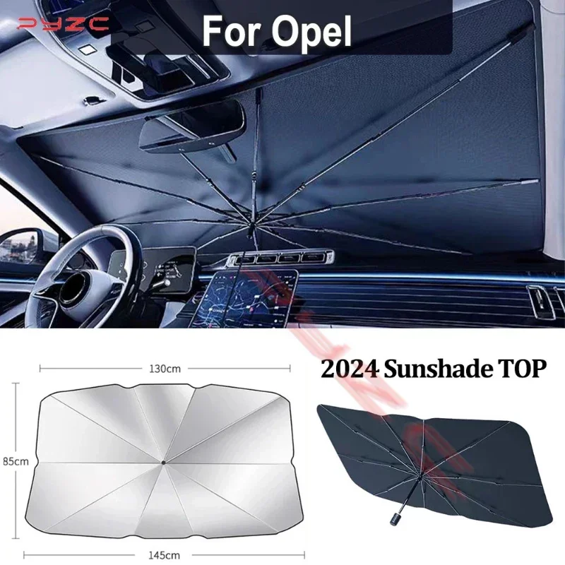 Car Sunshade Windshield Umbrella For Opel Vauxhall Corsa Astra Vectra Zafira Omega Signum Car Front SunShade Parasol Foldable