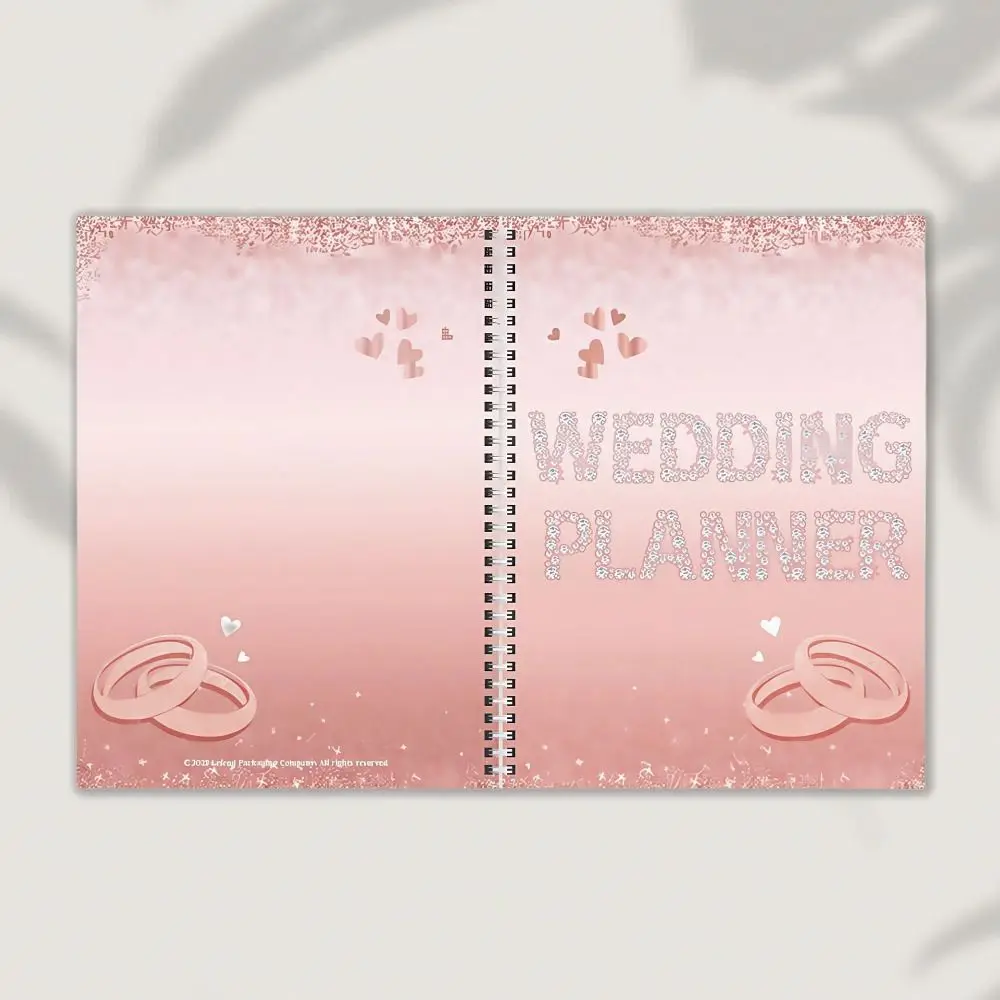 Undated Wedding Planner Notebook Checklist Detailed Thick Paper Wedding Planning Book Multifunction Creative