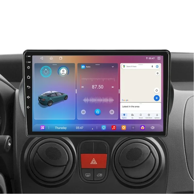 Srnubi für Fiat Fiorino Qubo Citroen Nemo Peugeot Bipper 2008 - 2017 Carplay Android Auto 2 Din Multimedia-Player 4G Navigation