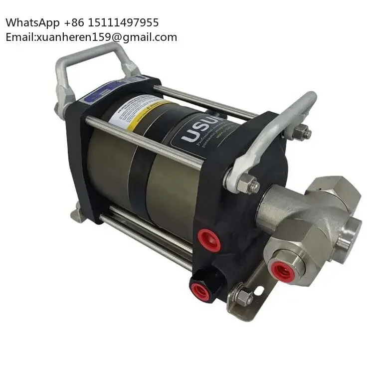 USUN  Model: 2AF600   Double Drive ultra High Pressure Pneumatic  Driven Water Pressure Booster Pump for Hose Burst Testing