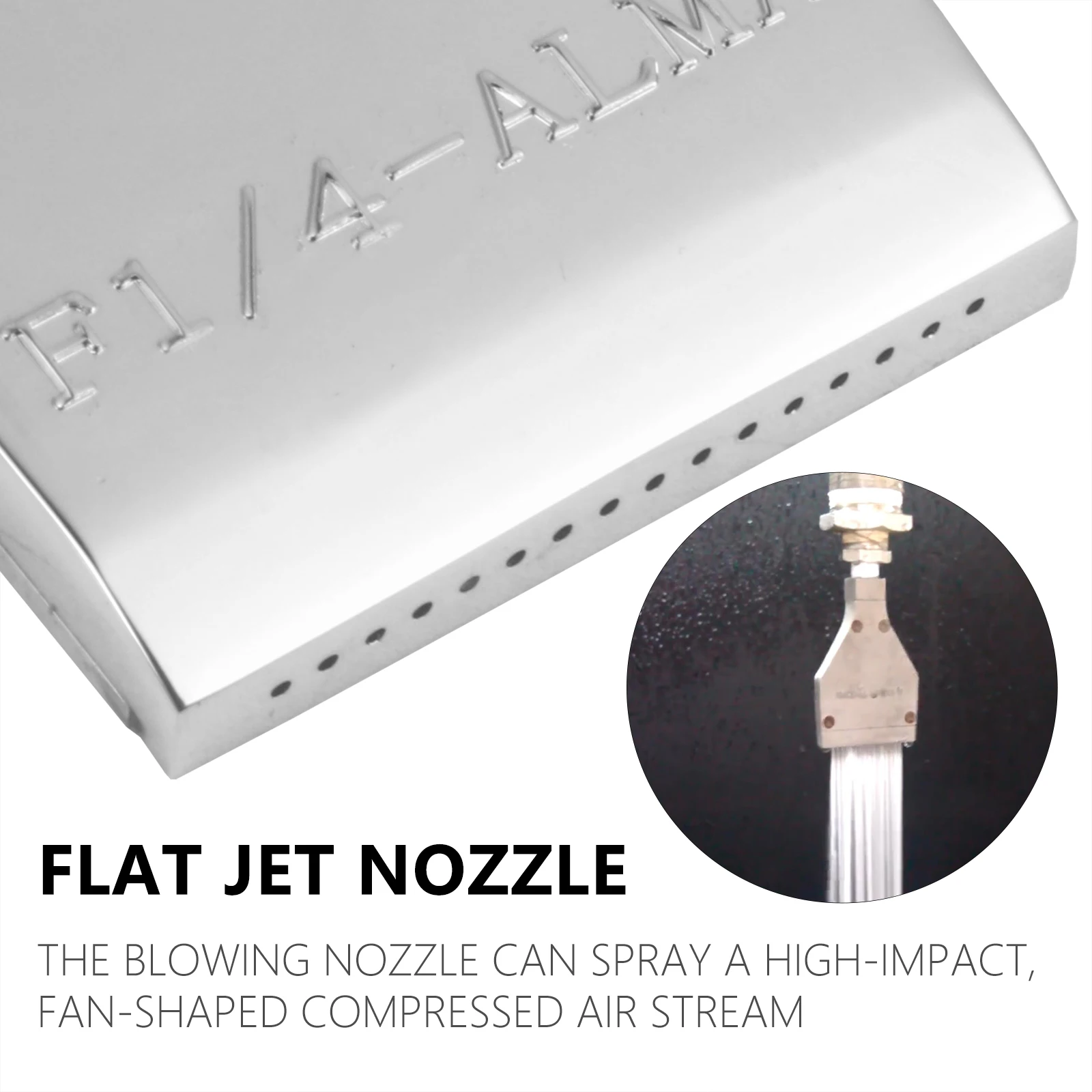 

Aluminum Alloy Blowing Nozzle 1/4 Inch Connectors Air Compressor Blower Tools Parts Nozzle Wind Cooling Machine