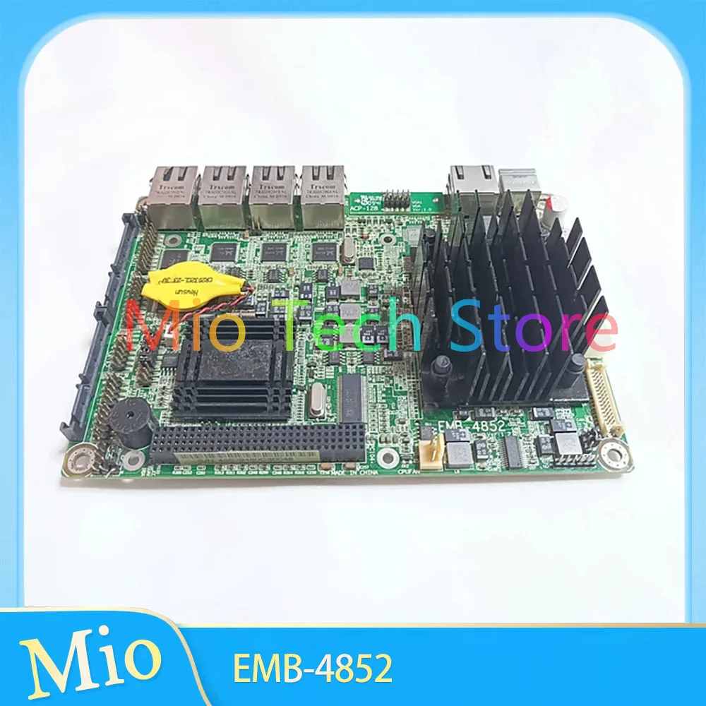 

Industrial control embedded motherboard supports 4-port Gigabit Ethernet card EMB-4852