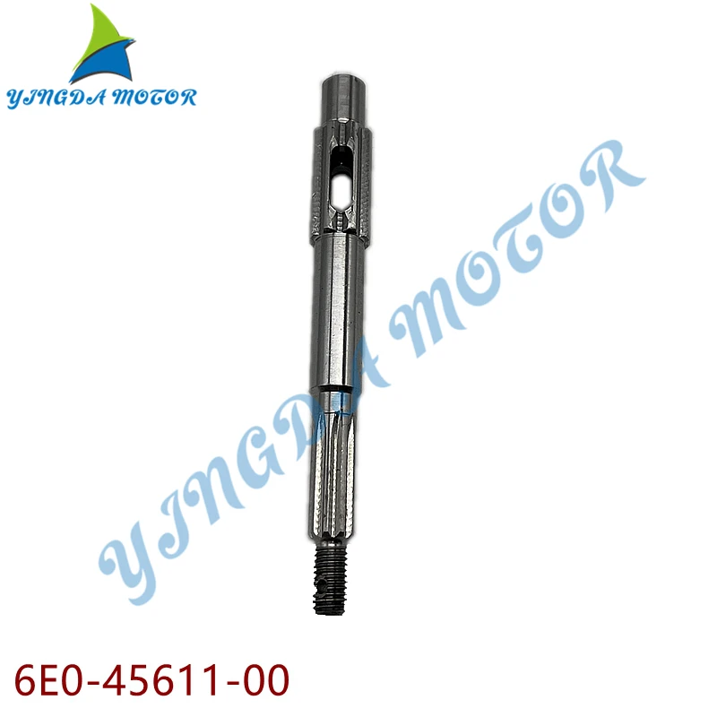 

6E0-45611-01 Propeller Shaft Replaces For Yamaha Powertec 2Stroke 4HP 5HP Outboard Engine Boat Motor Aftermarket Parts