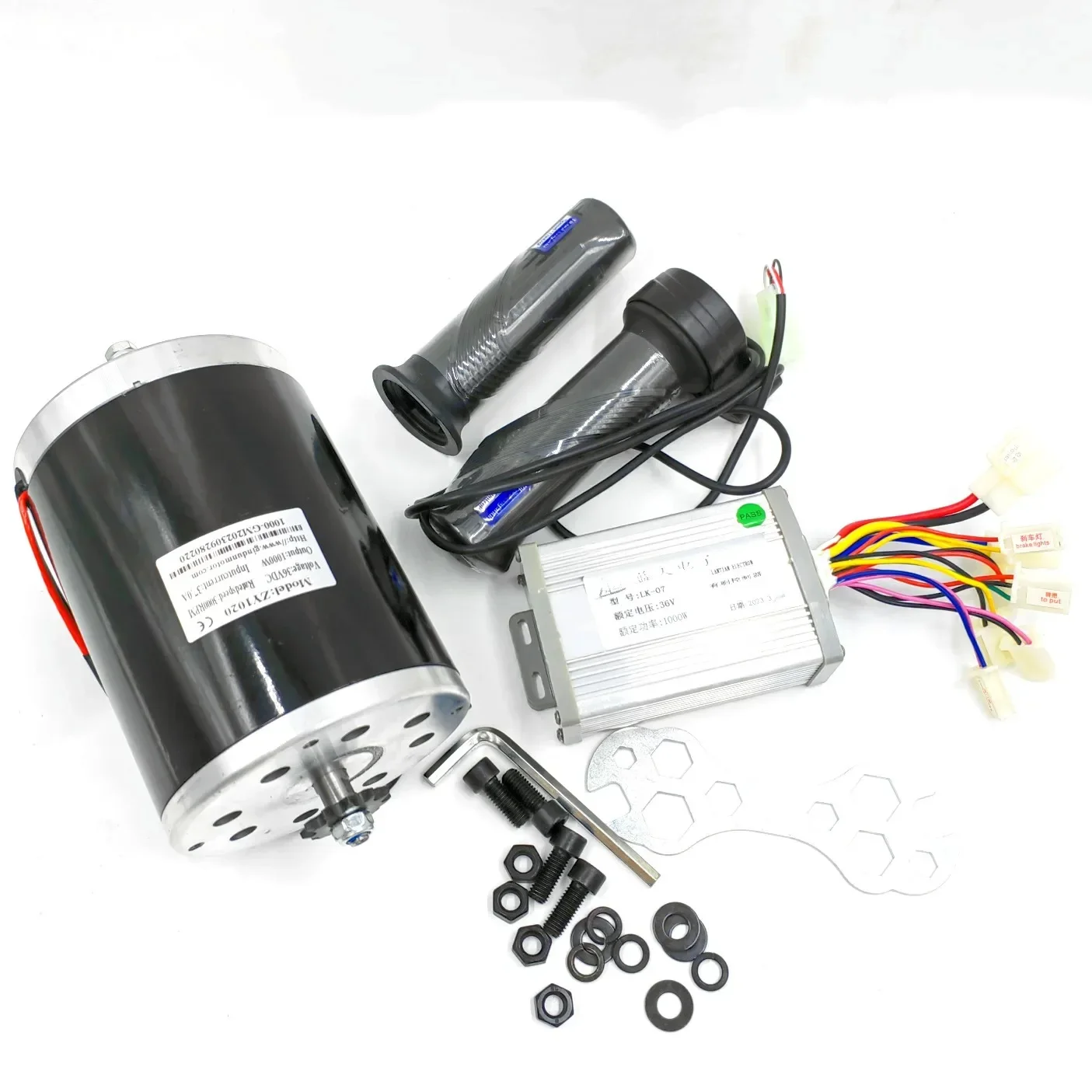 1000W 36V 48V DC Brushed Motor Kit Controller E-bike Conversion Kit Electric Bike Scoot