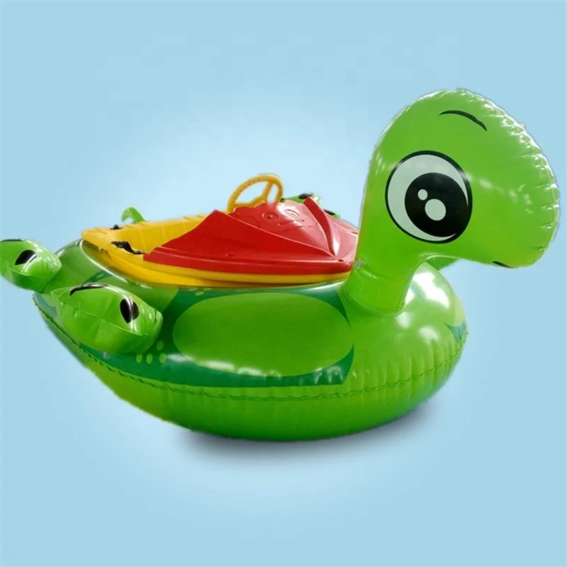 Children Electric Motor Boat Battery Inflatable Bumper Boat For Swimming Pool