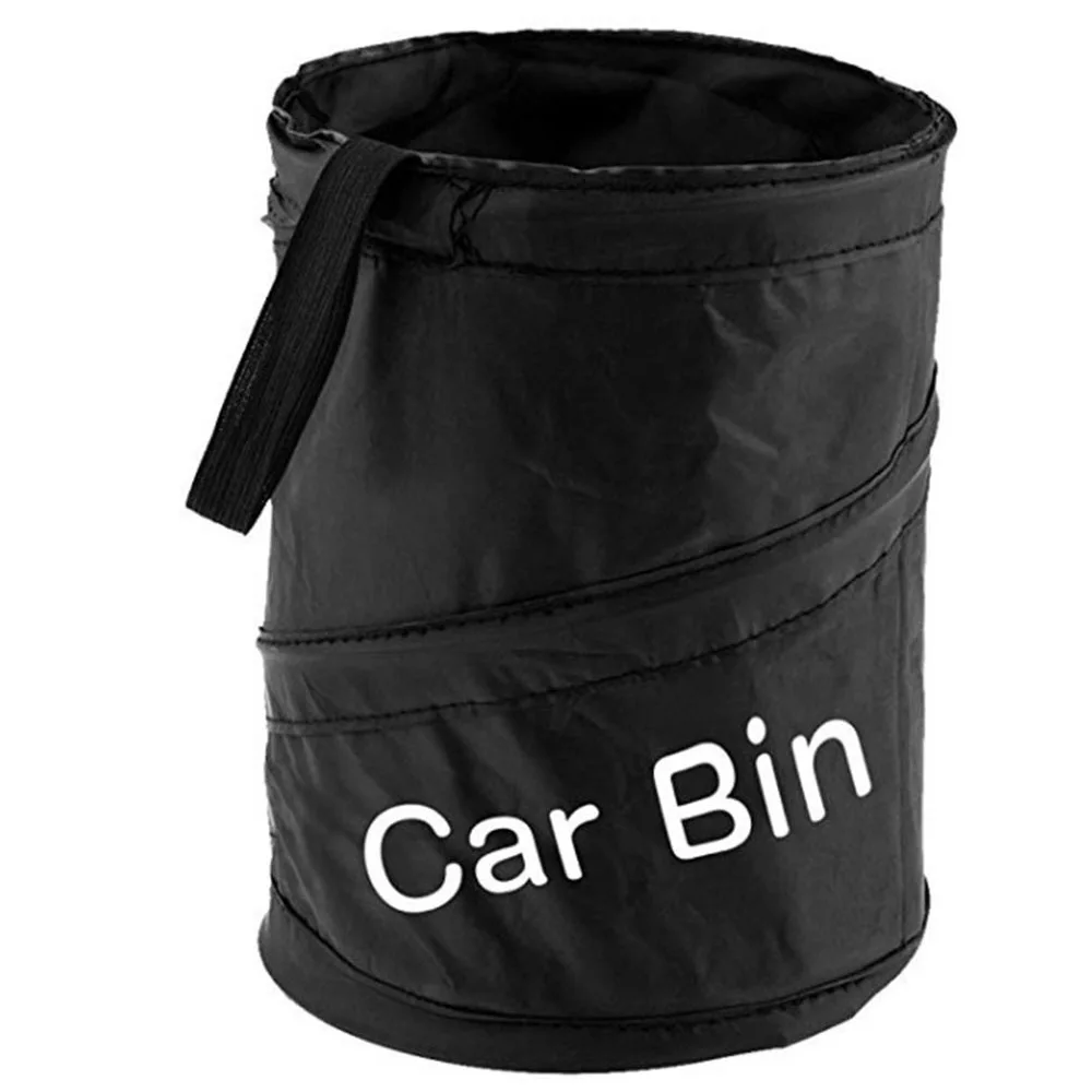 New Car Trash Portable Vehicle Garbage Can Foldable Pop-up Waterproof Bag Waste Basket Auto Accessories Interior Car Accessory