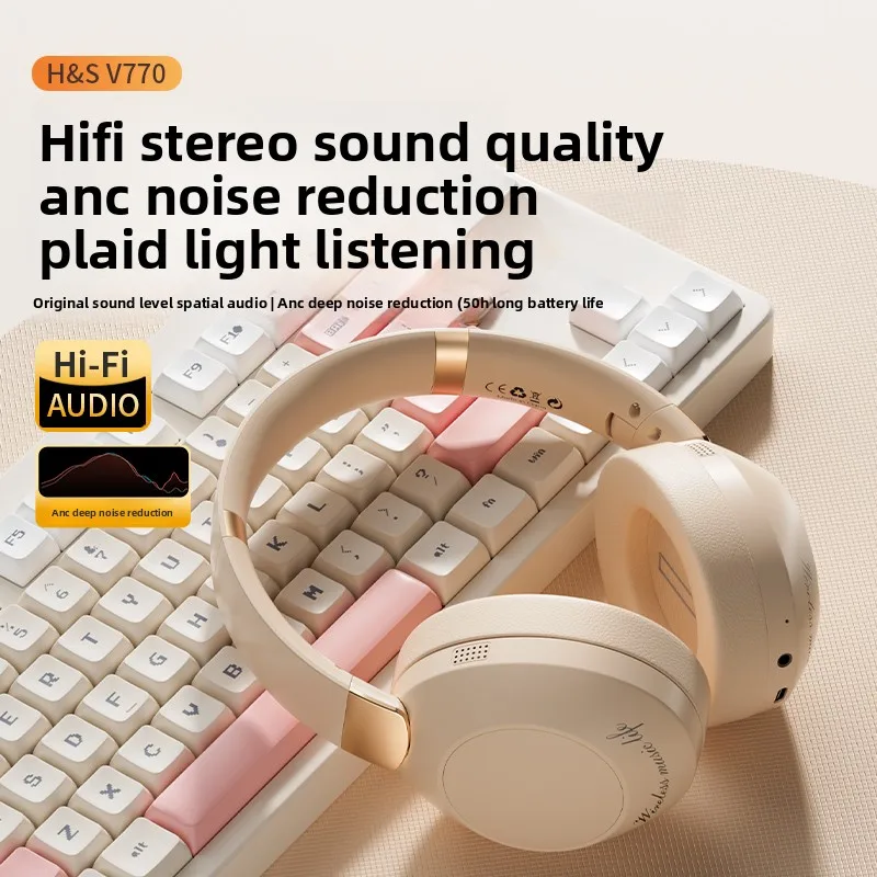 سماعة رأس لاسلكية سماعة رأس بخاصية البلوتوث مطوية Hifi Stereo Game سماعة مع ميكروفون FM TF-card سماعات للكمبيوتر الشخصي والهاتف اللوحي