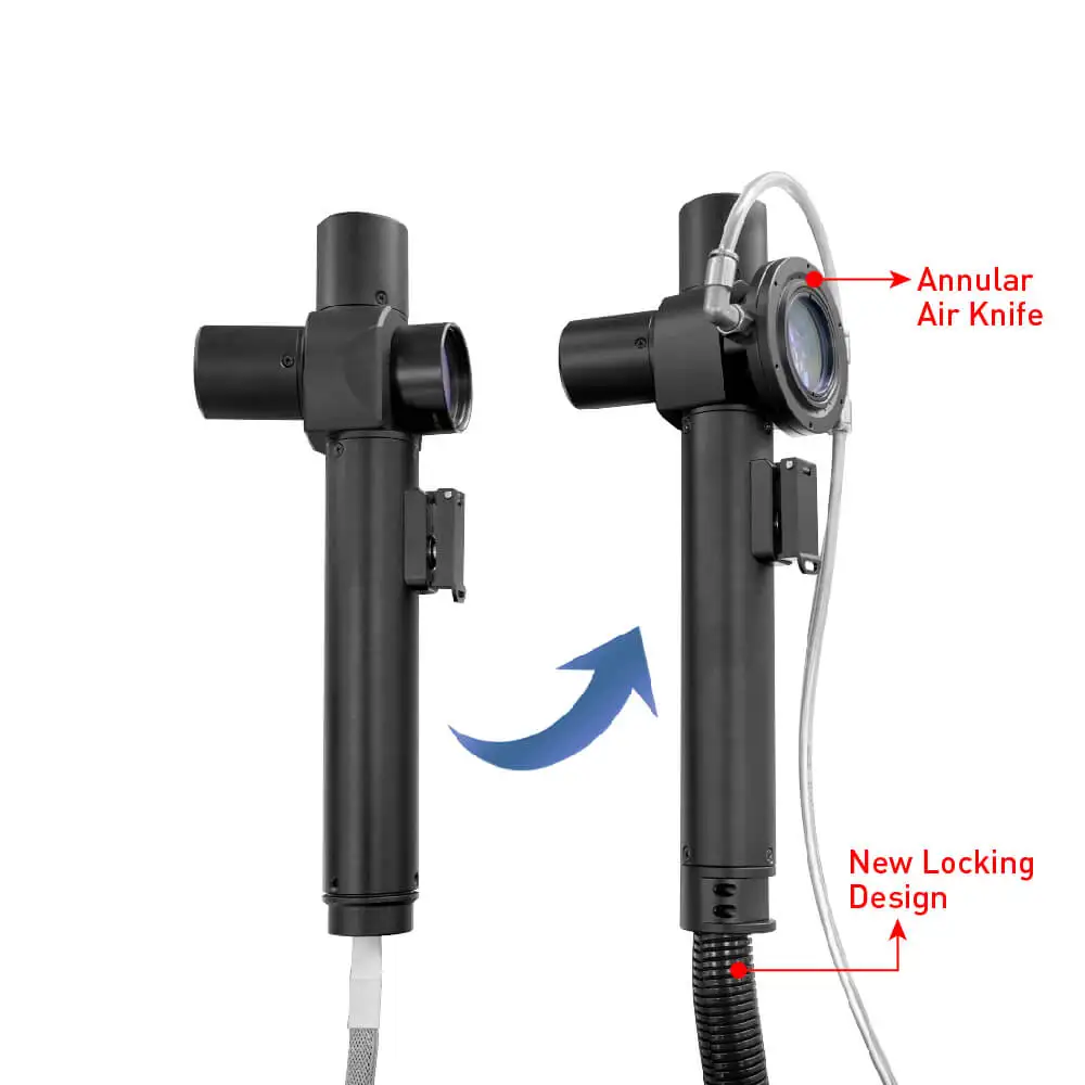 ATU&UTVSino-Galvo Hand Held 10mm 100w Small Power Galvo Laser Head Galvanometer Scanner for Laser Cleaning Solution