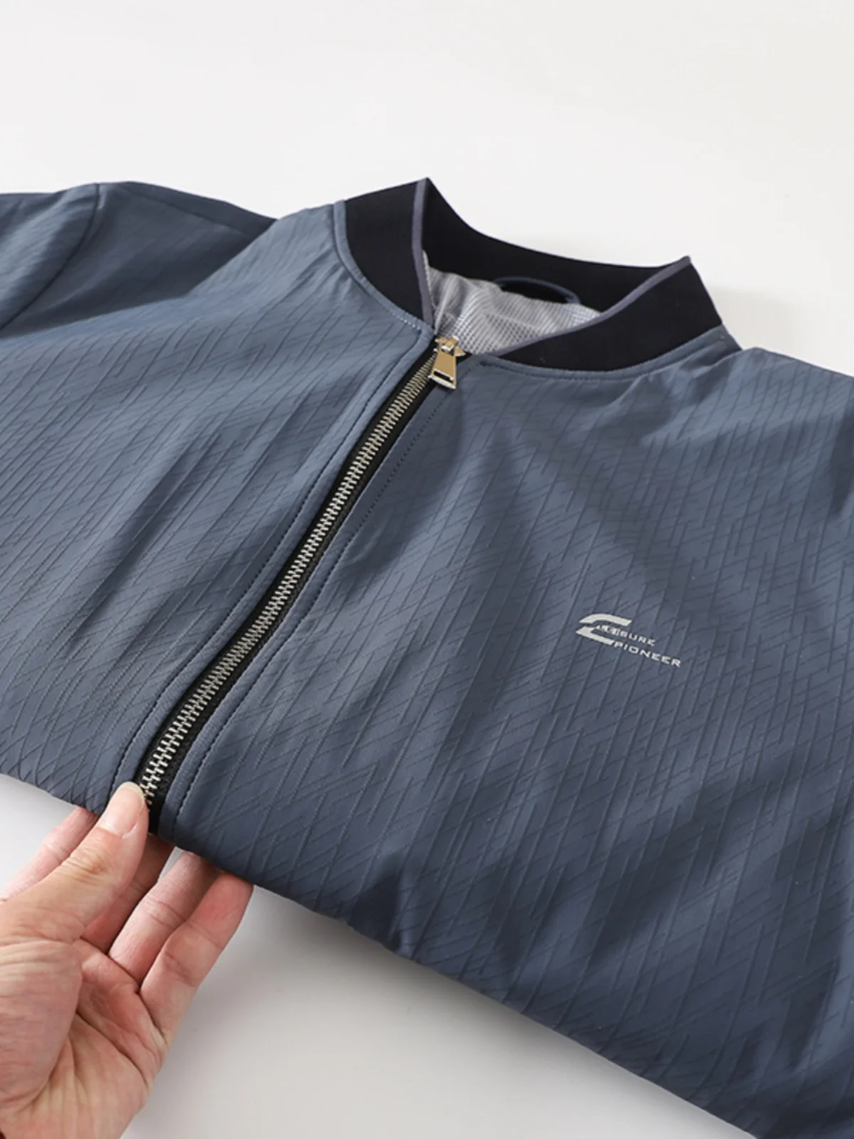 

Мужская длинная куртка на молнии с бейсбольным воротником-стойкой, весенне-осенняя цветная верхняя одежда, повседневная одежда Stand Fit Faion Urban Sle