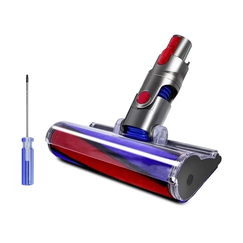 

Motorized Floor Brush Head Tool for Dyson V7 V8 V10 V11 Vacuum Cleaner Soft Velvet Roller Brush Suction Head Replacement