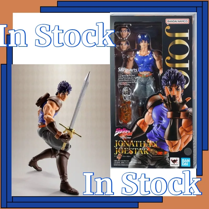 

In stock Bandai S.H.Figuarts JoJo's Bizarre Adventure Jonathan Joestar Action Figures Model Toys Figures Anime Characters