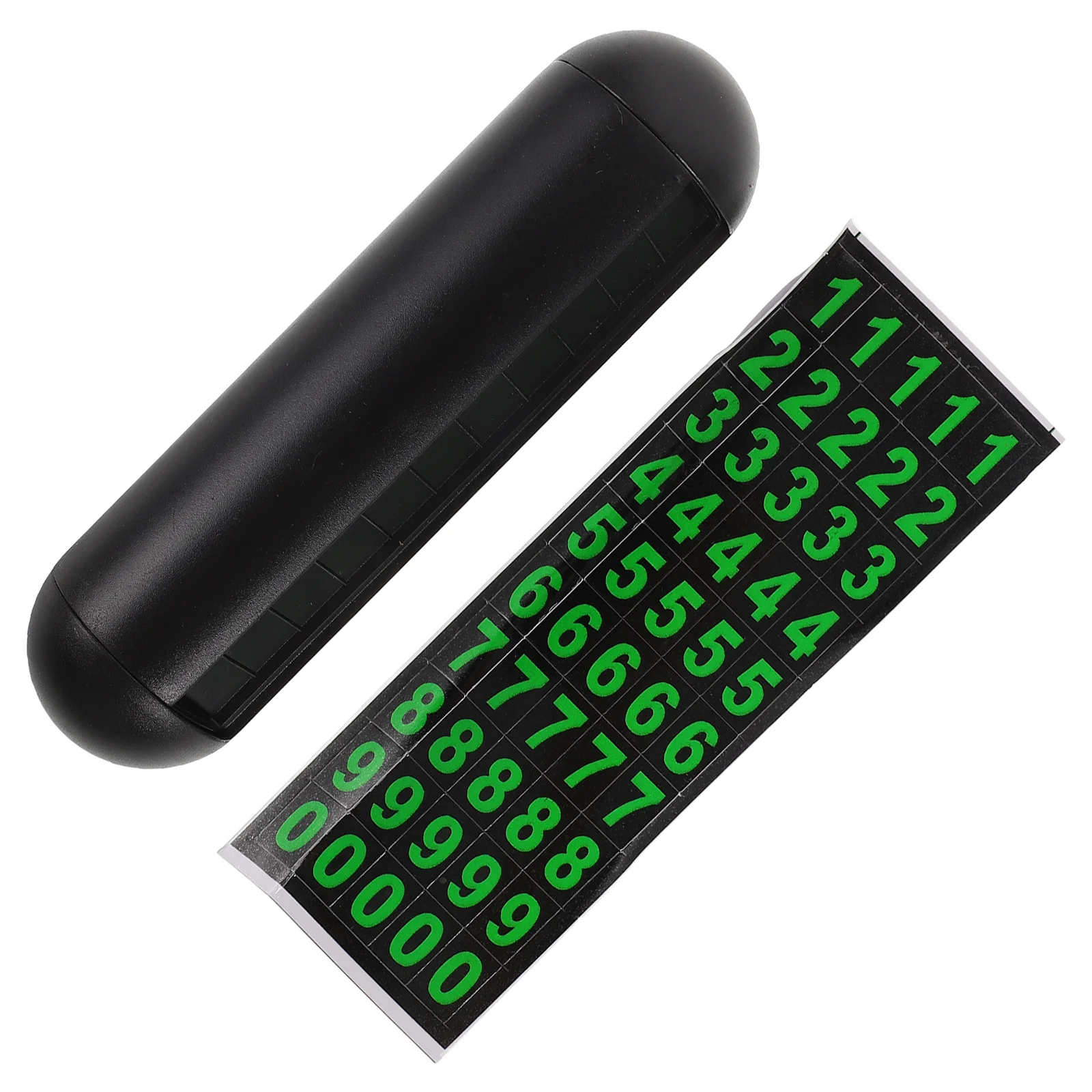 

Temporary Parking ABS Luminous Dashboard Hidden Phone Number Display Vehicle Phone Sign for Universal