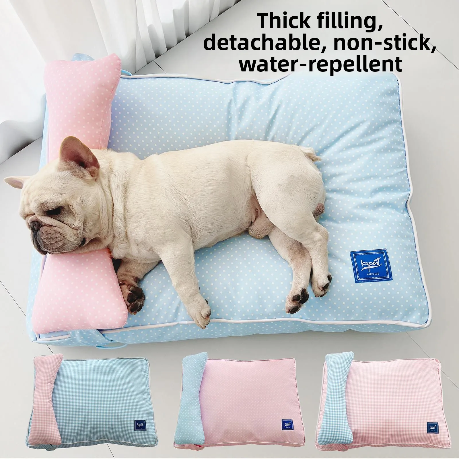 

Waterproof Pet Bed Mat Detachable Washable Thickened Non-stick Hair Four-season Style Dog Kennel Pad Dog Sleeping Mat