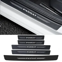 Car Threshold Tape Door Sill Protector Sticker for VW Passat Badge B6 CC B5 B6 B7 B8 2022 Trunk Door Bumper Scratch Guard Strips