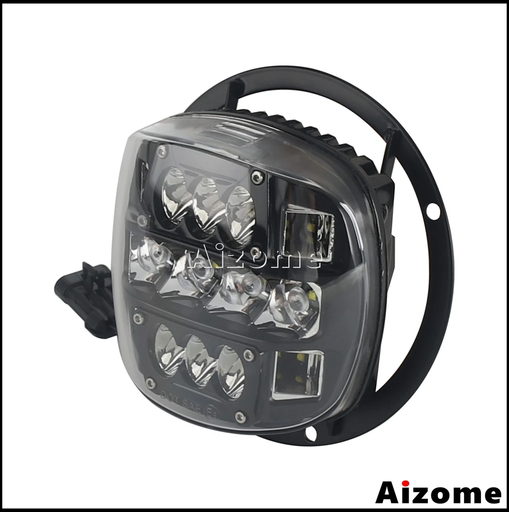 Motorcycle E9 E-Mark Front LED Headlights Front Head Lamp High/Low Beam Fit For Harley Softail Street Bob Low Rider ST 2022-2026