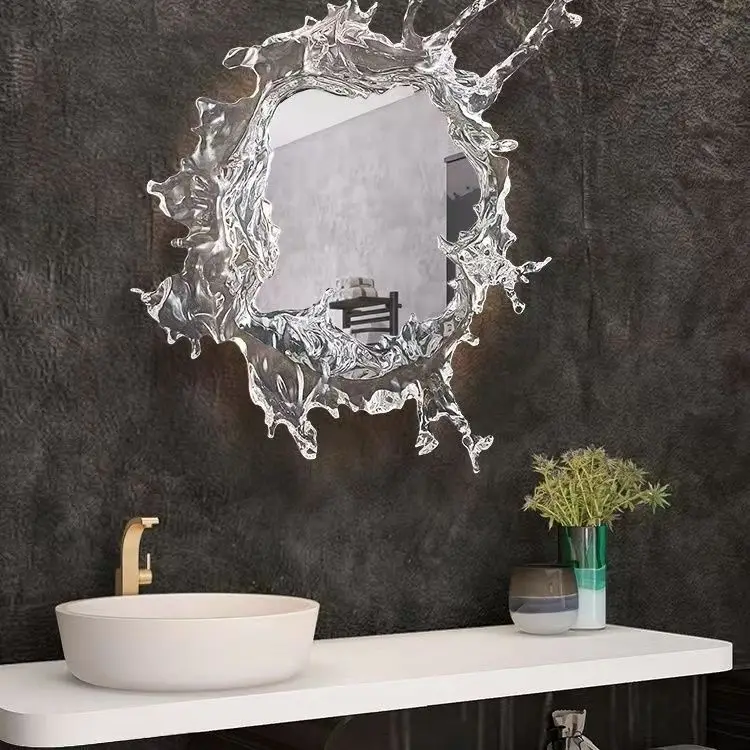 2026 Wall Lamp Indoor Lighting Bathroom Light Mirror Home Appliance Resin Acrylic Led Light Decor Droplet Gold Lamp Gift for Mum