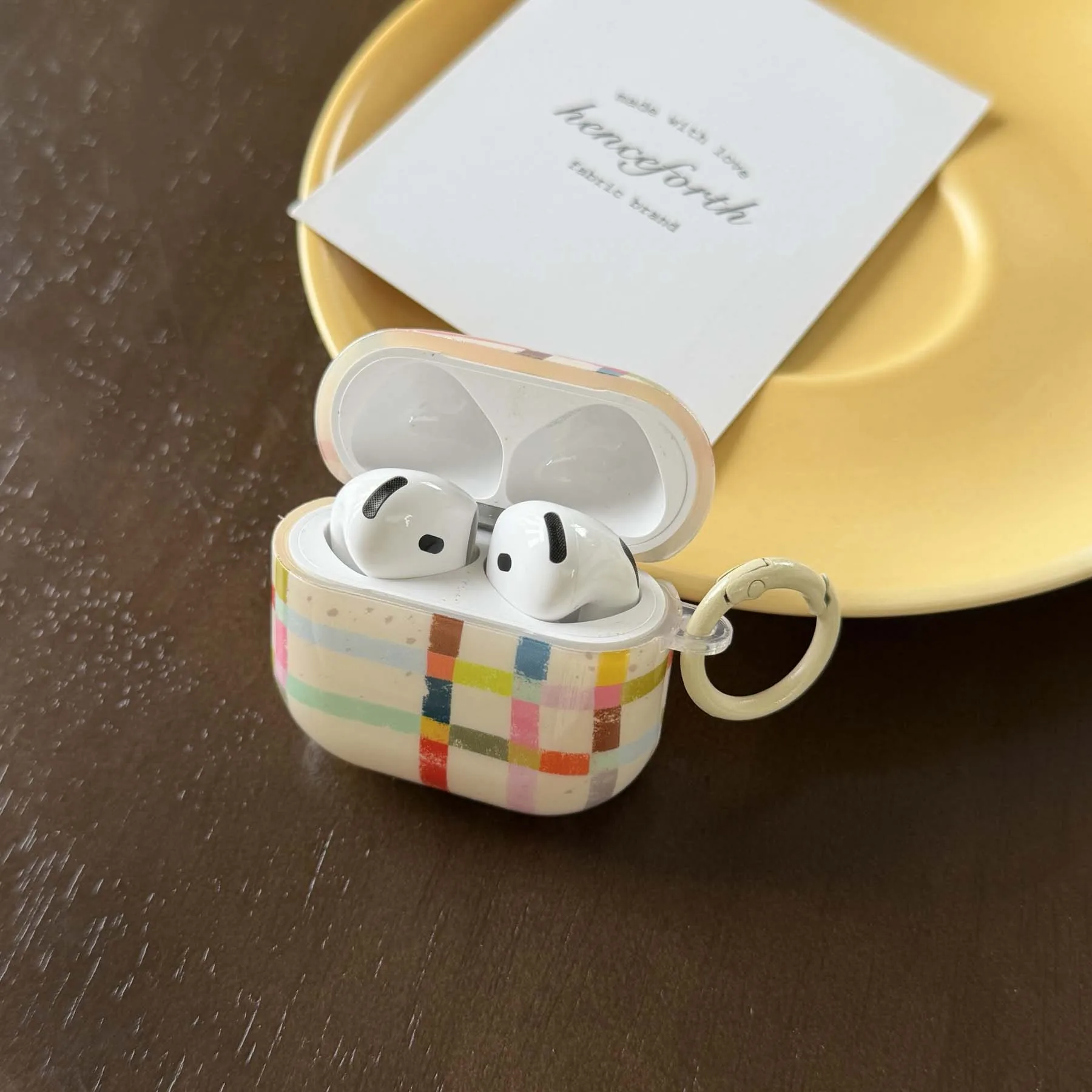 حافظة سماعة أذن عالية الجودة بتصميم شبكي ملون بألوان قوس قزح لهاتف أبل إيربودز برو 3 2nd 2 1 4 صندوق شحن بلوتوث لاسلكي