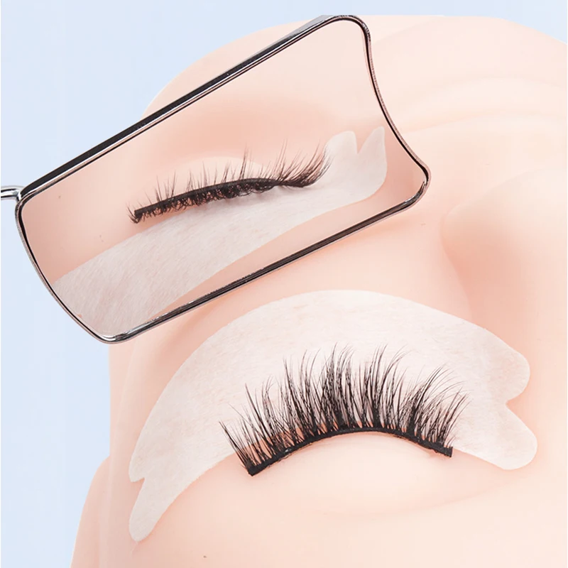 Enxertia extensão dos cílios espelho de verificação destacável aço inoxidável lash levantamento ferramenta portátil ampliação maquiagem espelho beleza