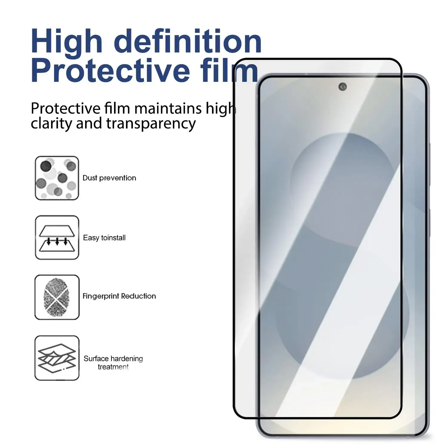 For Samsung Galaxy S26 Ultra/S26/S26 Plus Phone Tempered Glass Screen Protector Anti-Scratch Film For Galaxy S26/S26 Plus/Ultra