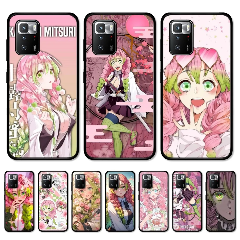 Mitsuri anime Phone Case For Redmi Note 4 X 5 A 6 7 8 T 9 9S 10 11 11S 11Epro Poco M3 pro