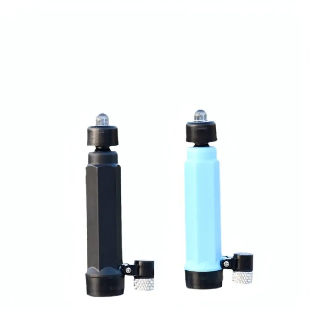 Portable Rechargeable Blue LED Rod Tip Light For Raft Bridge Night Fishing Easy Installation Durable Angling Supply