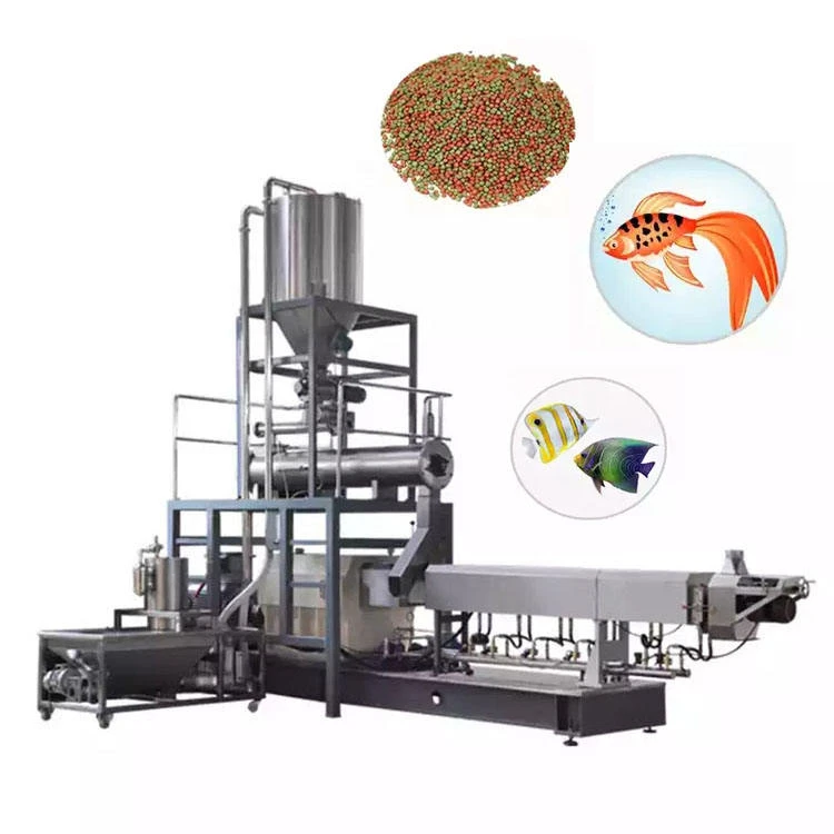 China Tech Fish Feed Extruder Production Machinery Fish Feed Pellet Equipment Plant
