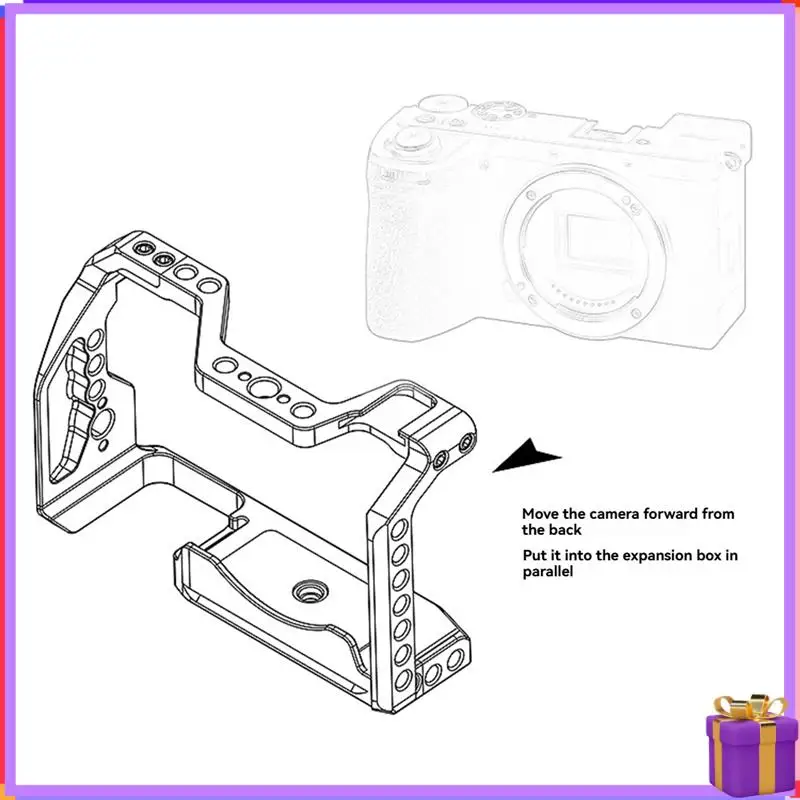 

Advanced Full Camera Cage Rig Protective Frame Case For A6700 DSLR Camera Expansion Stabilizer Video Film Movie Making Bracket