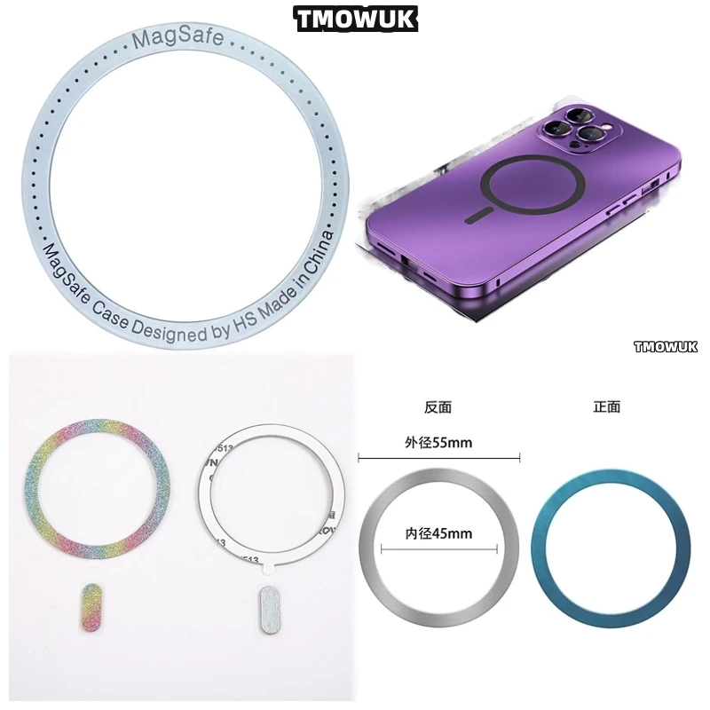 

Premium Magsafe Magnetic Ring Sticker For HUAWEI Mate 30 40 50 60 70 X3 X5 P40 P30 Pro RS Nova 9 Wireless Use