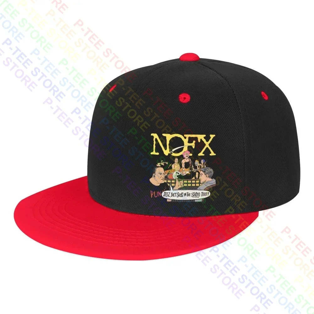 Nofx Jeez They Suck In The Studio Too Snapback Cap Colorful Baseball Caps Cute Outdoor Hot Selling