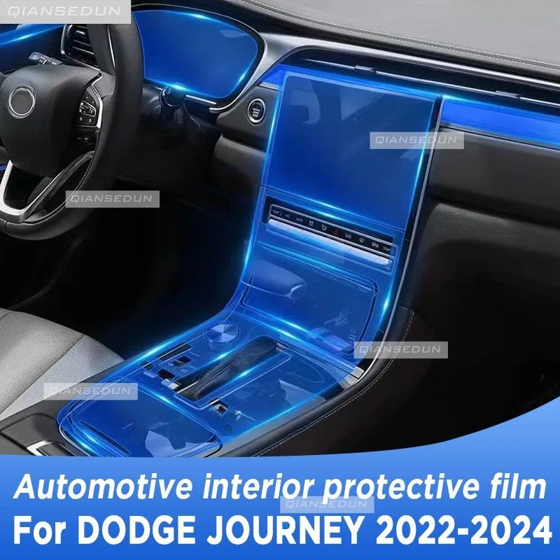 

Для DODGE JOURNEY 2022-2024 панель коробки передач экран навигации Автомобильная внутренняя защитная пленка наклейка против царапин аксессуары