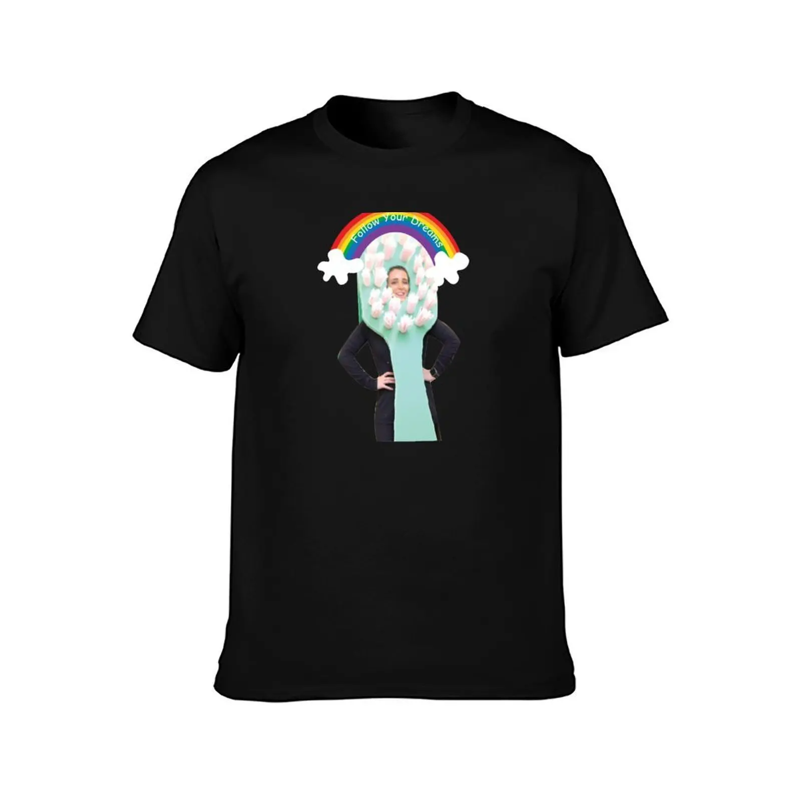 Jenna Marbles Follow Your Dreams T-Shirt Summer Casual Cotton Tee Oversized Streetwear Tops Vintage Graphic Print
