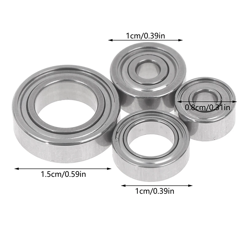 NEW High Speed 4Pcs Mini Ball Bearing Replace For KUPA UPOWER UP200 UG12/SUG12 Nail Drill Handpiece