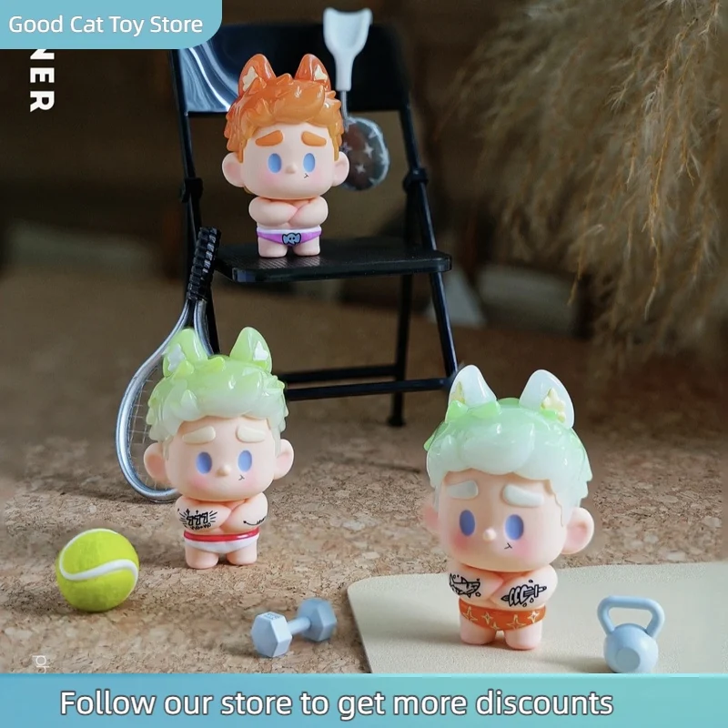 Коллекционная фигурка Forerunner Fitness Series Blind Box: полный набор стильных фигурок для декора дома и рабочего стола