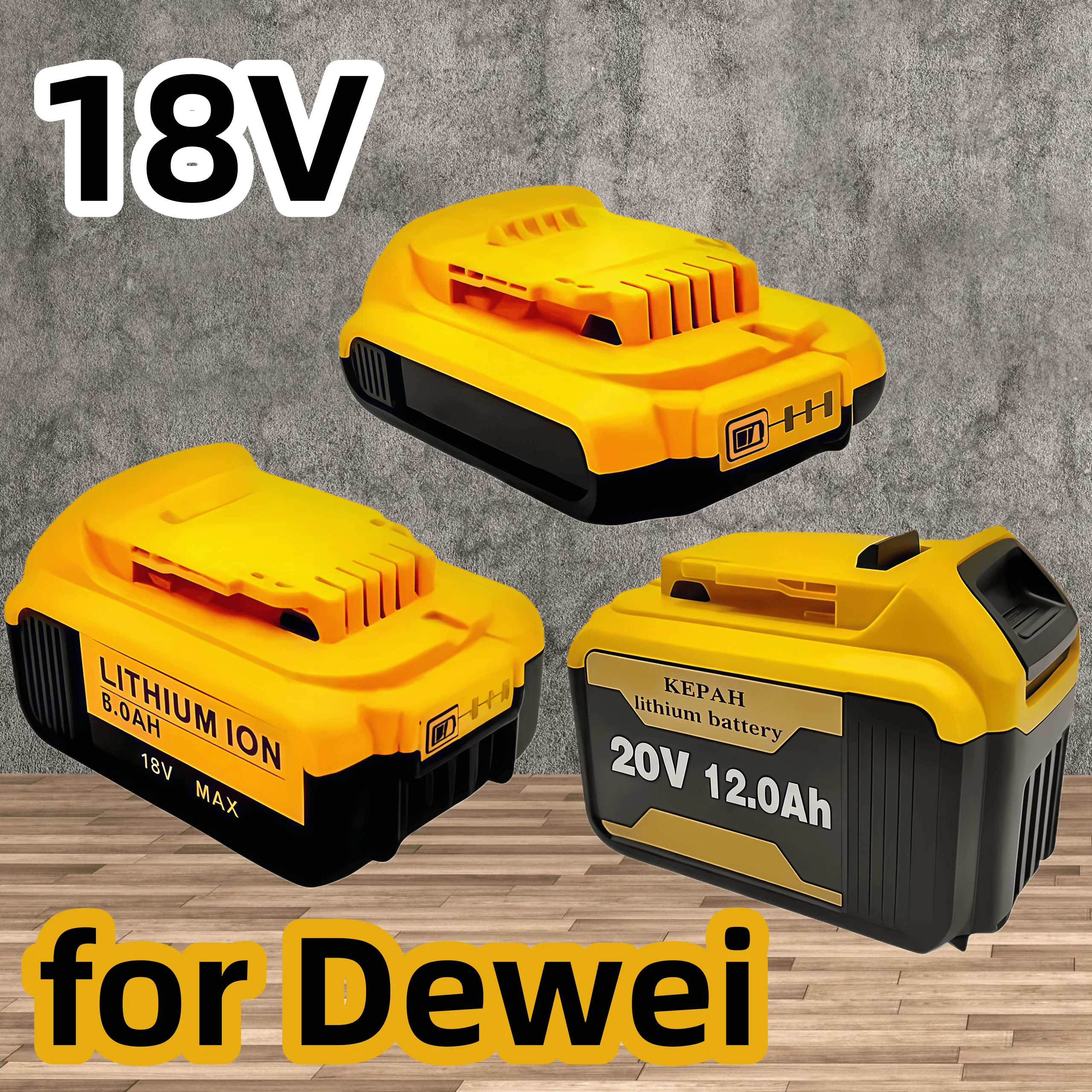 

DCB200 18V-20V rechargeable lithium battery, suitable for Dewei 18V DCB184 DCB200 DCB182 DCB180 DCB181 DCB182, etc with charger