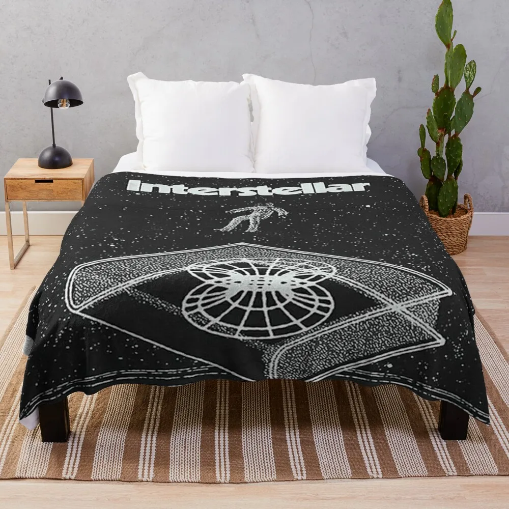 

interstellar movie poster Throw Blanket Stuffeds Hair Vintage Blankets For Sofas Blankets