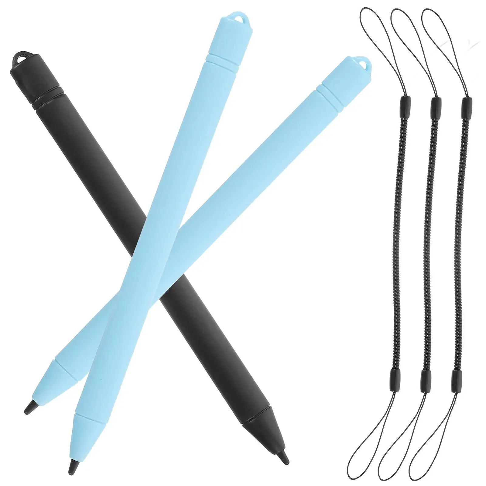 

3 Pcs Writing Board Pen Smooth Grip Baby Toy Durable Plastic Material Kids Drawing Tablet Stylus Reusable For LCD