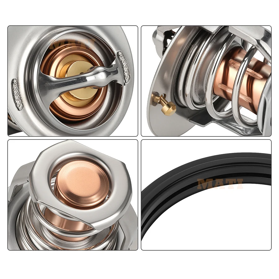 M MATI Thermostat w/ O-Ring For Suzuki GSXR 600 700 GSX-R600 GSX-R750 2004-2005 17670-65G00