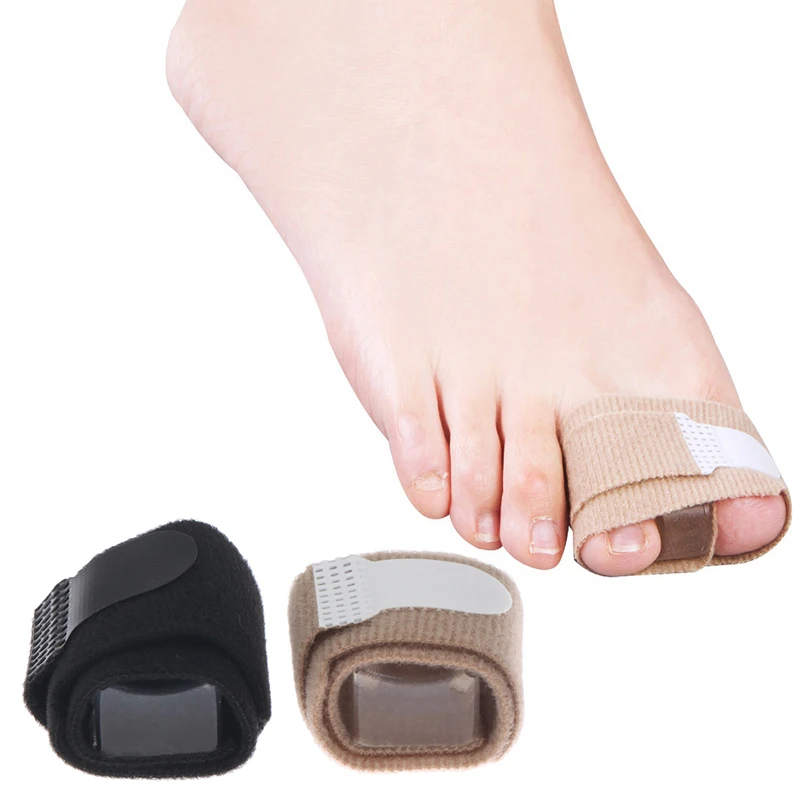 Toe Finger Straightener Hammer Toe Hallux Valgus Corrector Bandage Toe Separator Splint Wraps Foot Care Supplies