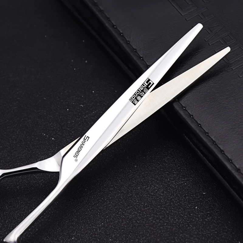 NEUE 6/6,5-Zoll Friseurscheren Professionelles CNC Flachschneidescheren-Set, Friseur-Spezialset Schraubenlose Haarschneideschere – Detail 6