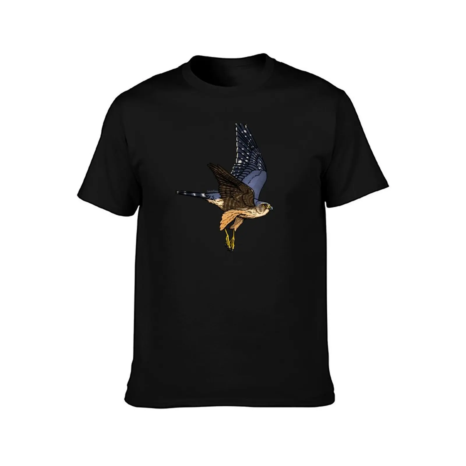Mid-flight Merlin (Blue Jack) T-Shirt Quick Dry Training Short Sleeve Tee T-Shirt