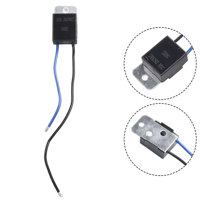 ABLN-Modul Drive Mulai Lembut 230V 20A dengan Dua Kabel Penggiling Forangle Alat Listrik Gergaji Slot Mesin Aluminium