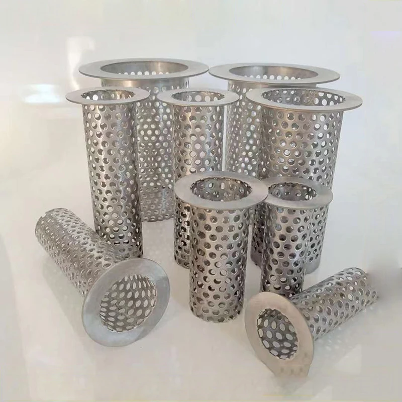 

304Stainless Steel Floor Drain Thickened Manual Welding Toilet Rat-Proof Filter Screen Metal Punching Customized Small 30-50Tube