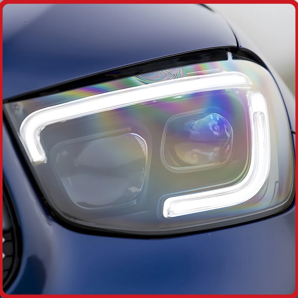 For Benz GLC W253 X253 2016-2022 Headlights Assembly Upgrade LED Lens Startup Effect Flashing Turn Signal Light Plug and Play