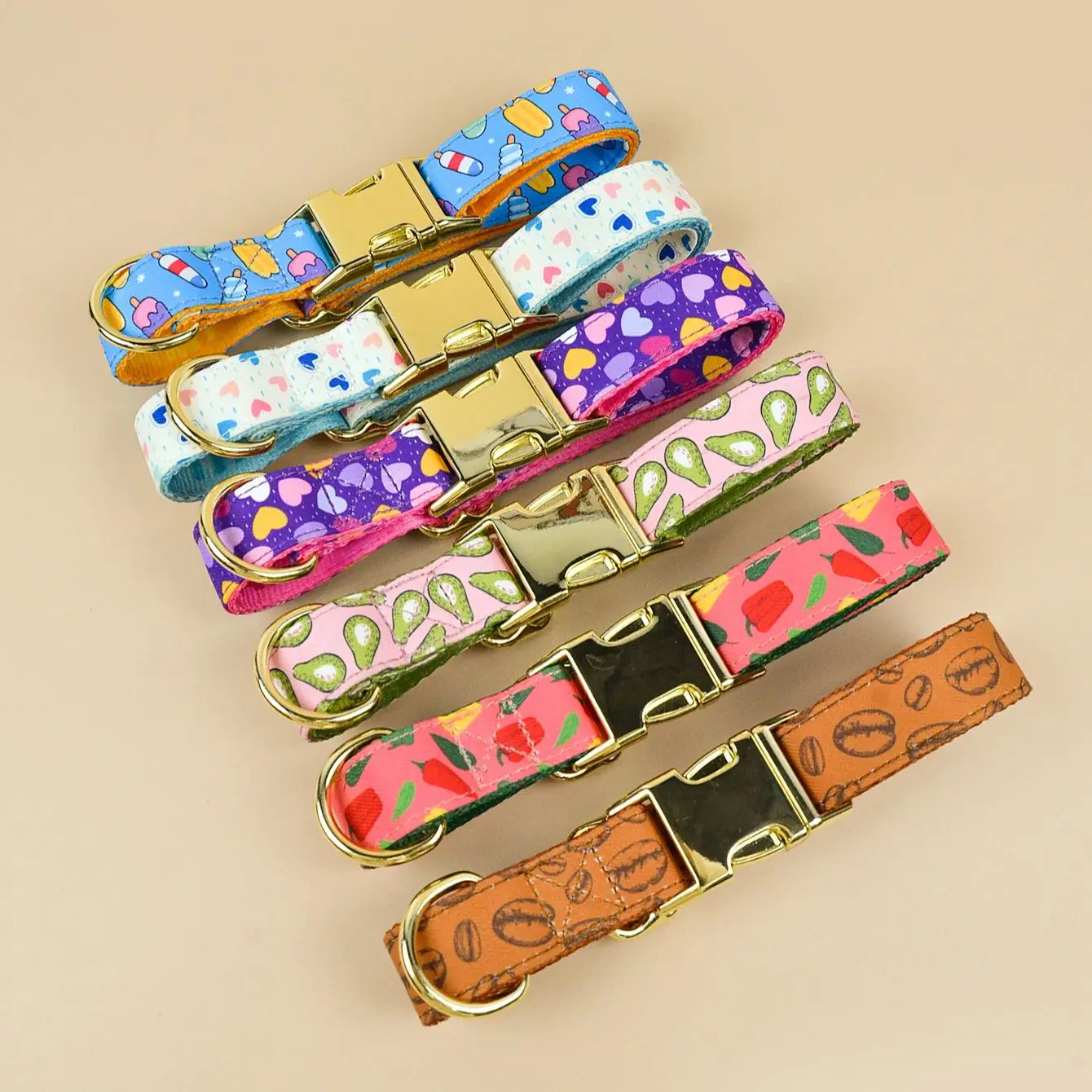 1 Pcs Thanksgiving Christmas For Medium Dog And Small Dog  Cute Pet Collar Double Sided Printed Pet Dog And Cat Collar