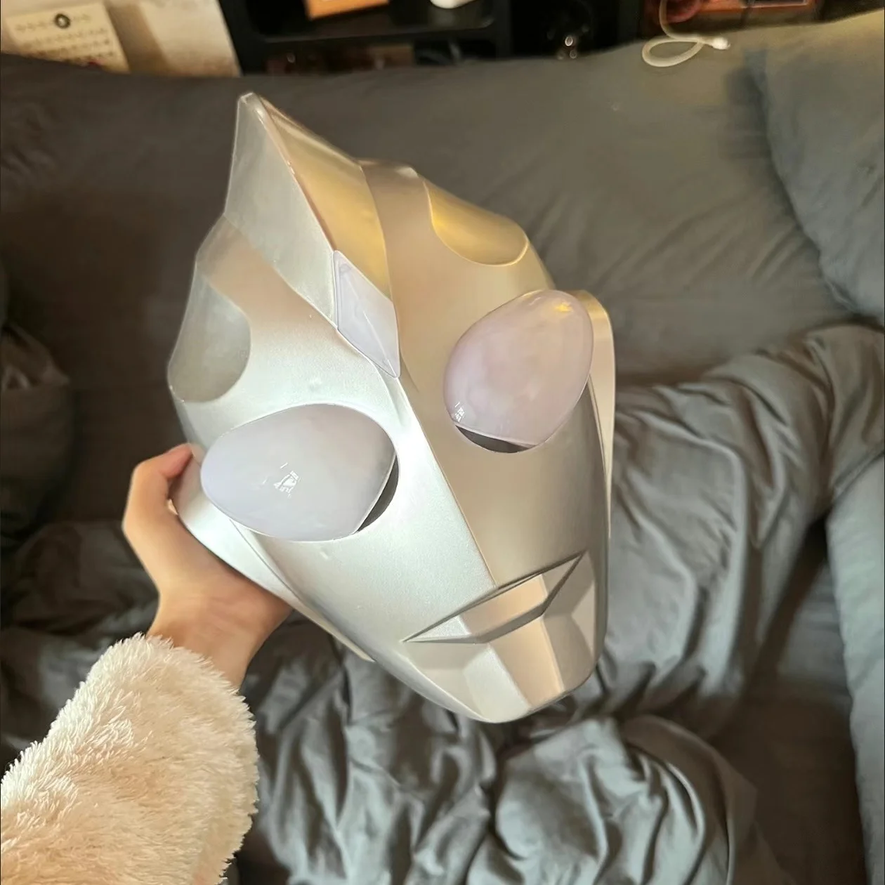 أنيمي الترامان القبعات تيغا خوذة متوهجة قناع هالوين الأداء كوس قناع التبديل لعبة الكبار هدية تأثيري الدعامة الهدايا اللعب