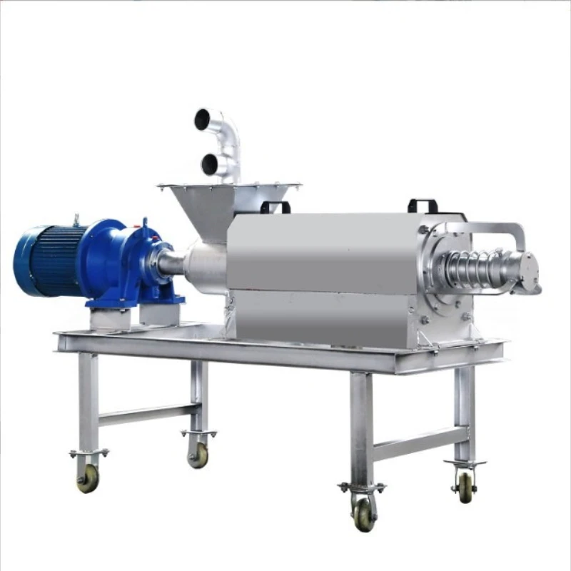 

Livestock manure dry and wet separation extrusion dehydrator, stainless steel 304 material