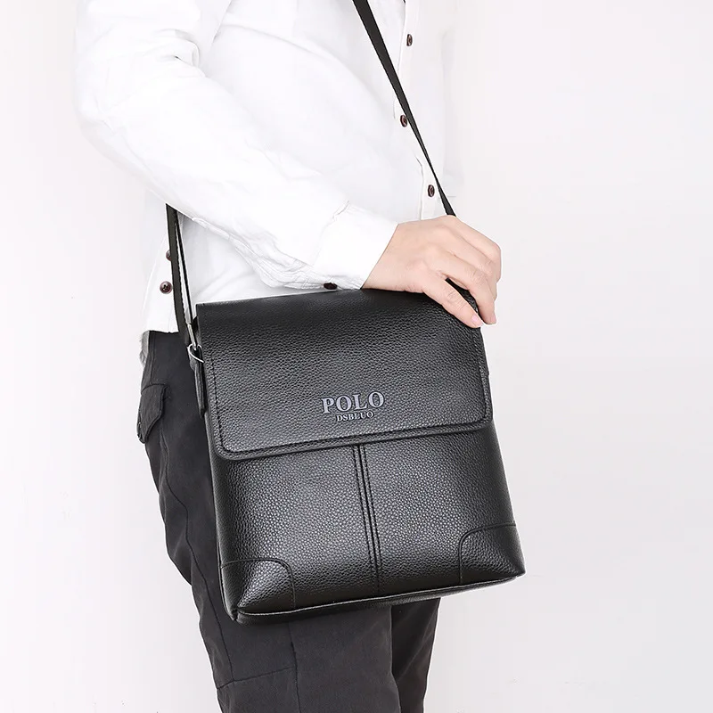 Luxury Men Leather Shoulder Bag 2022 Boy Crossbody Designer Business Messenger Bags Male Briefcase Brand Men\'s Small Handbags