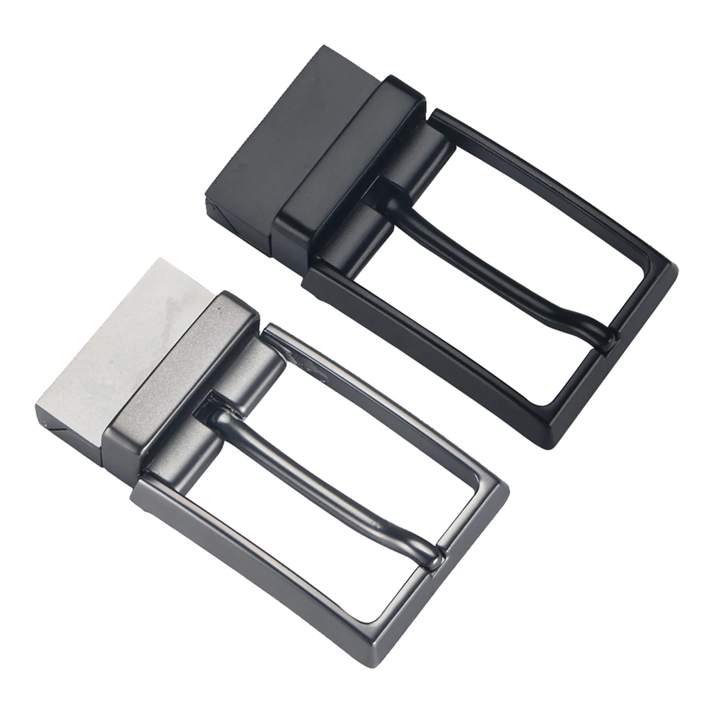 Men Causal Alloy Belt Buckle Single Prong Rectangle Pin Buckle